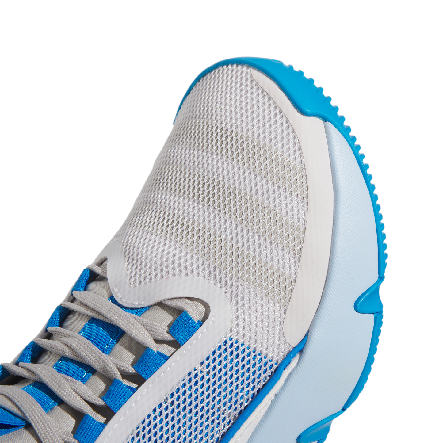 Adidas Trae Unlimited Junior Basketball Shoes - Grey/Grey/Blue