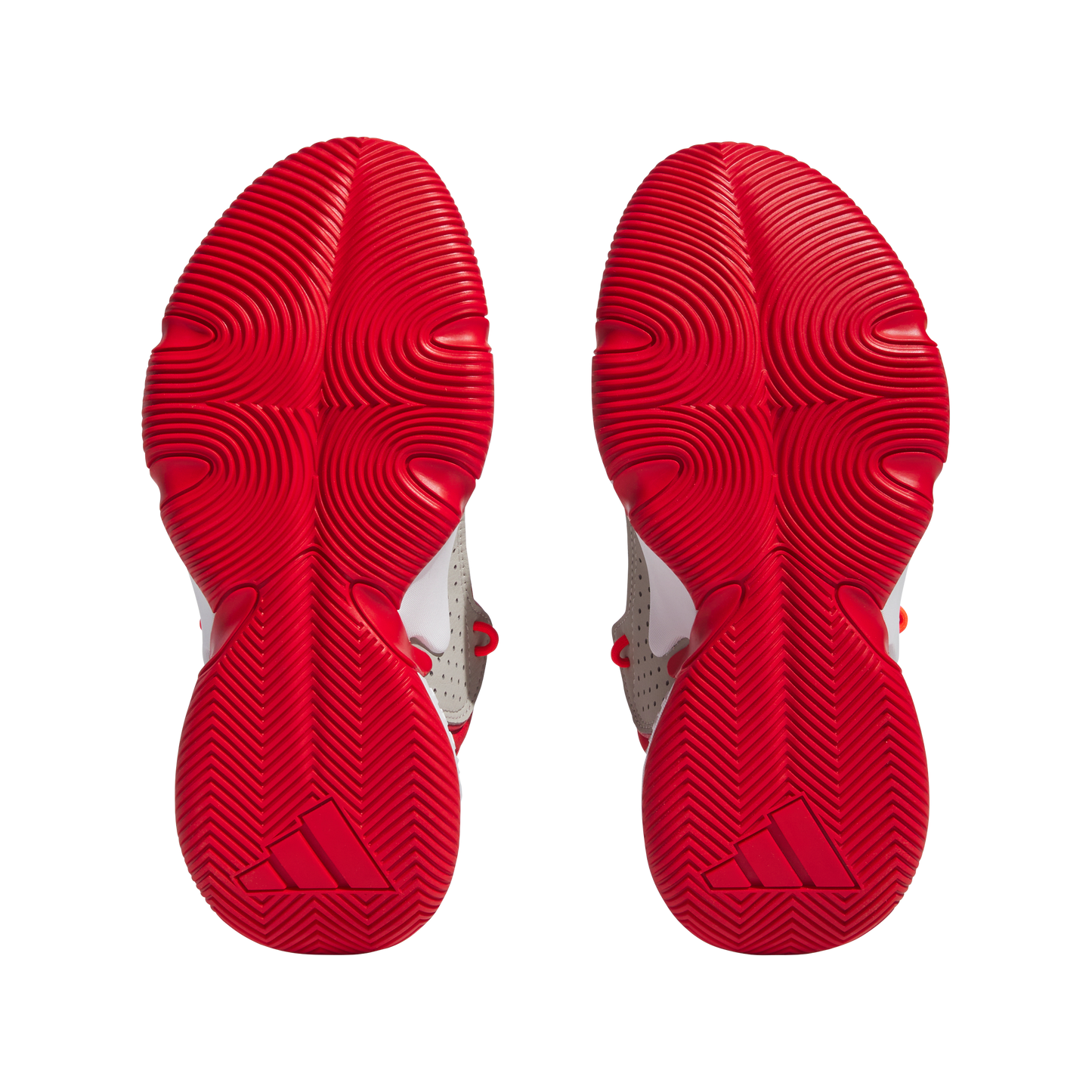 Adidas Trae Unlimited Junior Basketball Shoes - Grey/Carbon/Scarlet