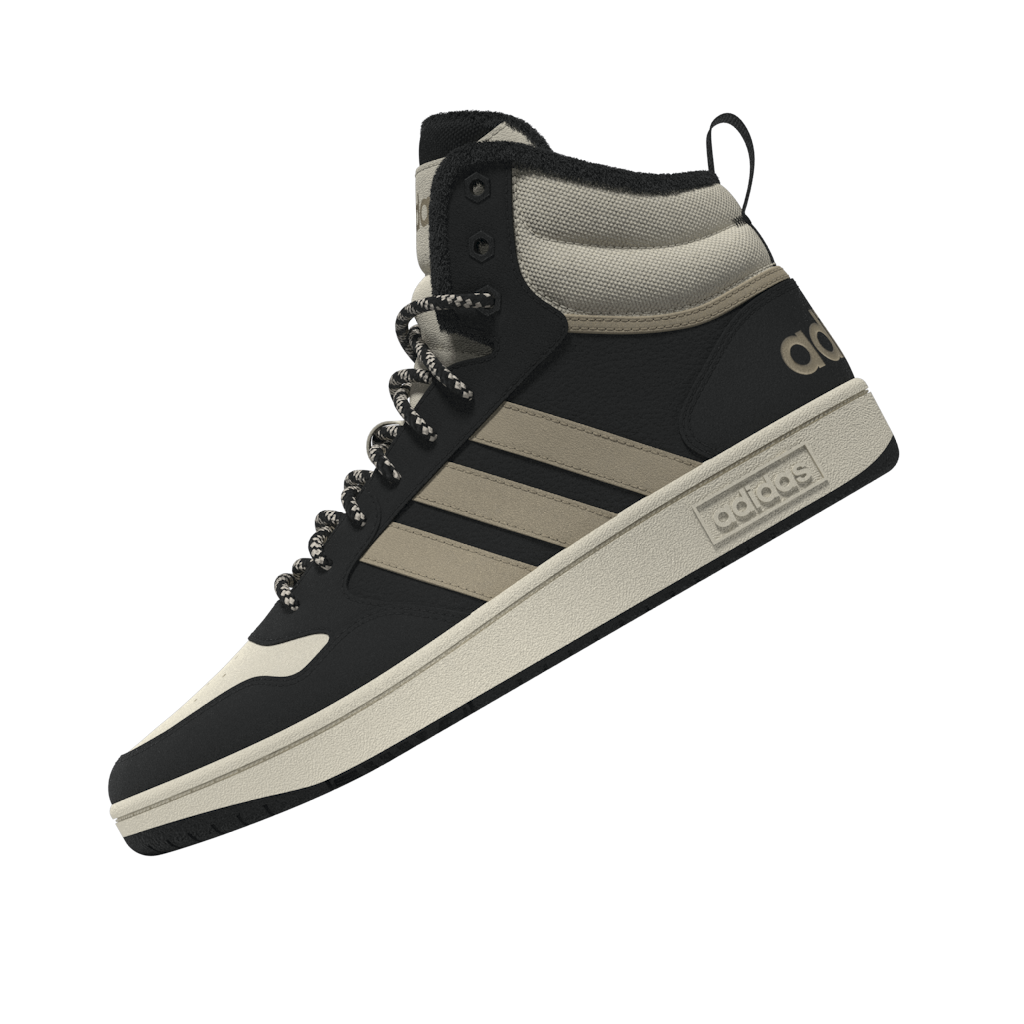 Adidas Mens Hoops 3.0 Mid Lifestyle Basketball Classic Fur Lining Winterized Shoes