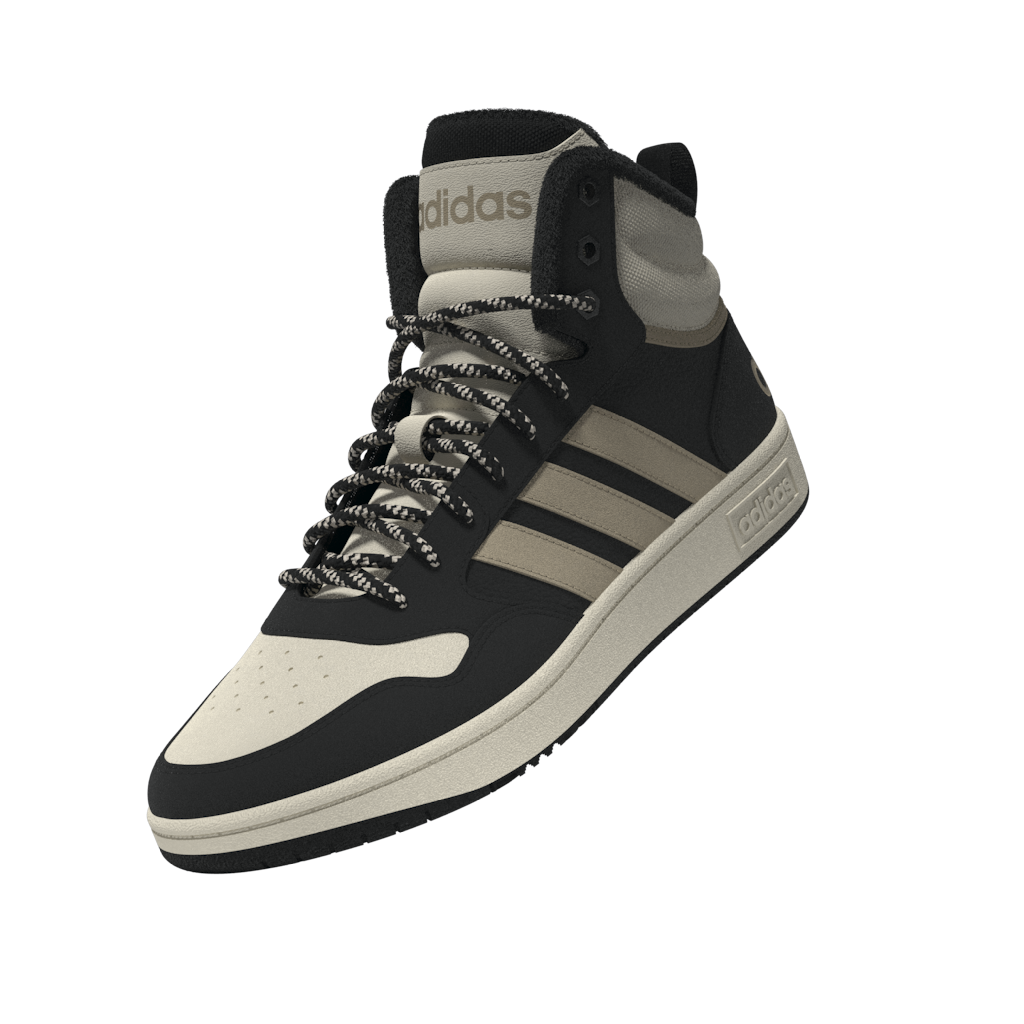 Adidas Mens Hoops 3.0 Mid Lifestyle Basketball Classic Fur Lining Winterized Shoes