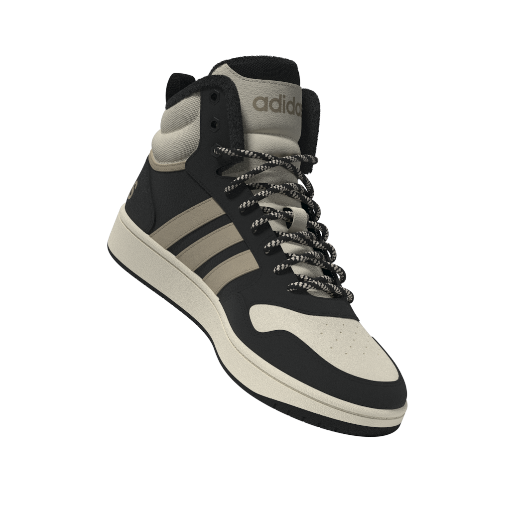 Adidas Mens Hoops 3.0 Mid Lifestyle Basketball Classic Fur Lining Winterized Shoes