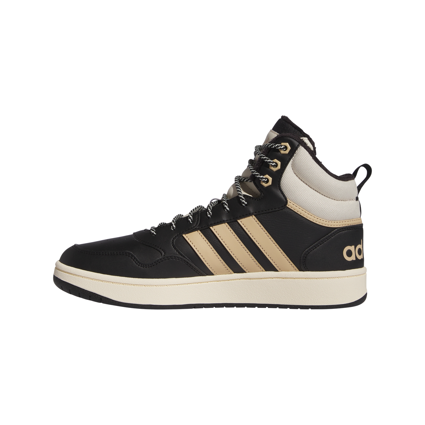 Adidas Mens Hoops 3.0 Mid Lifestyle Basketball Classic Fur Lining Winterized Shoes