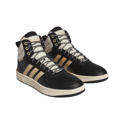 Adidas Mens Hoops 3.0 Mid Lifestyle Basketball Classic Fur Lining Winterized Shoes