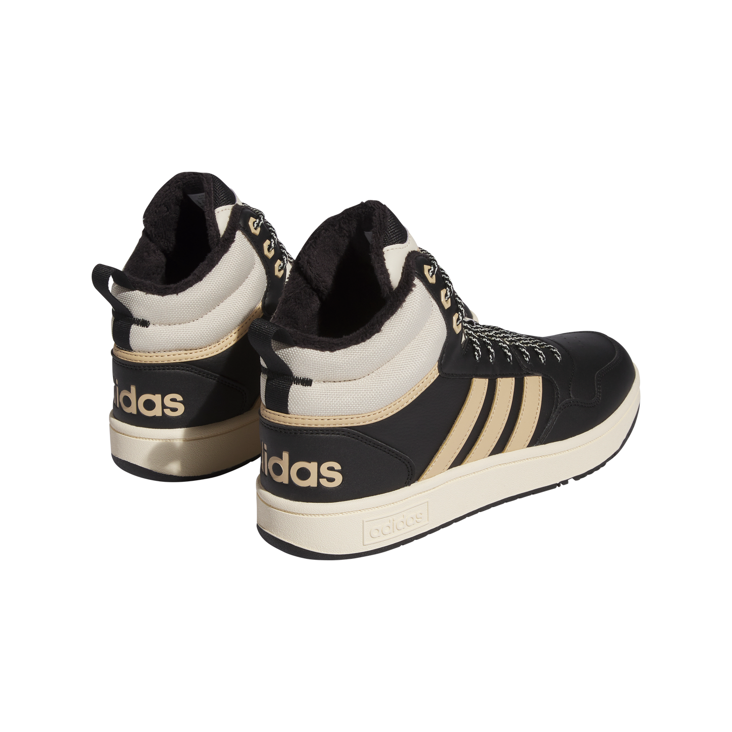 Adidas Mens Hoops 3.0 Mid Lifestyle Basketball Classic Fur Lining Winterized Shoes