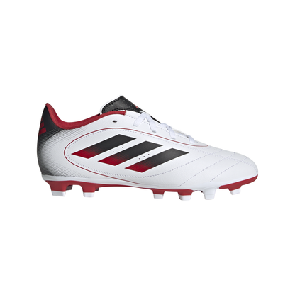 Adidas Goletto IX Firm/Multi-Ground Boots Kids - White/Black/Scarlett
