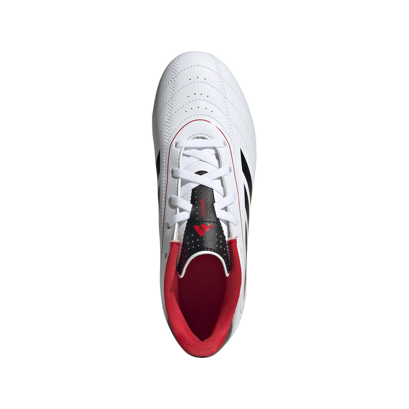 Adidas Goletto IX Firm/Multi-Ground Boots Kids - White/Black/Scarlett