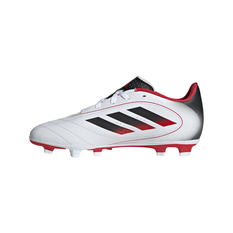 Adidas Goletto IX Firm/Multi-Ground Boots Kids - White/Black/Scarlett