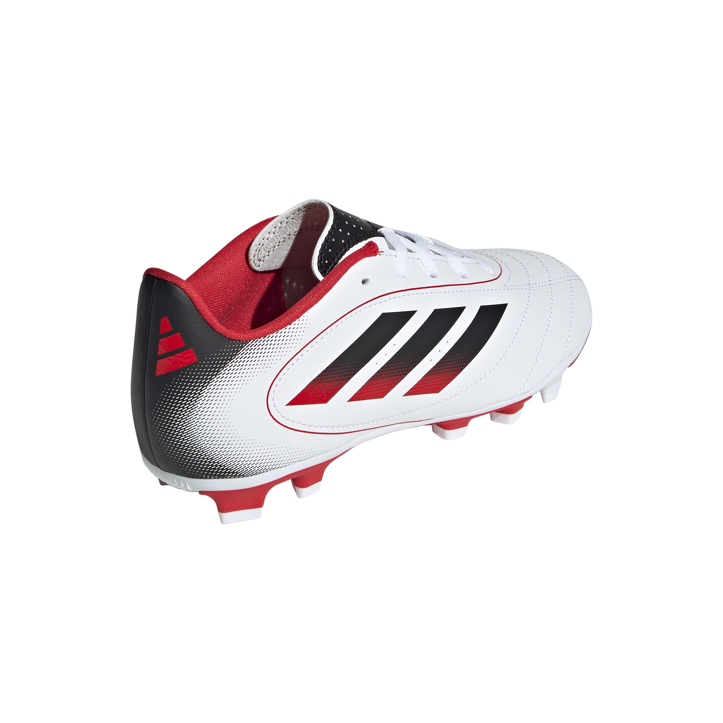 Adidas Goletto IX Firm/Multi-Ground Boots Kids - White/Black/Scarlett