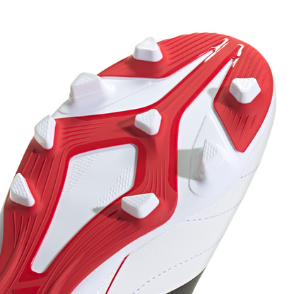 Adidas Goletto IX Firm/Multi-Ground Boots Kids - White/Black/Scarlett