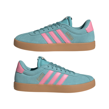 Adidas Womens VL Court 3.0 Shoes - Mint/Pink/Gold
