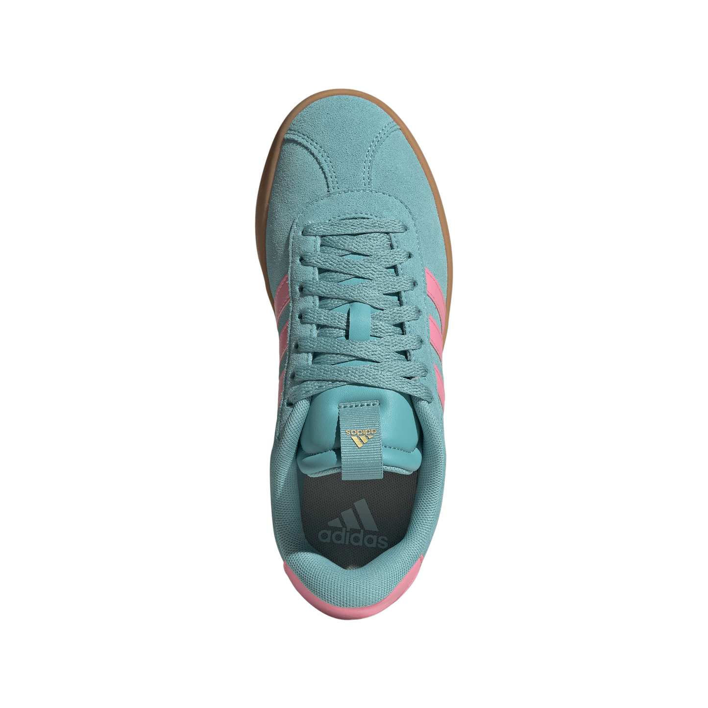 Adidas Womens VL Court 3.0 Shoes - Mint/Pink/Gold