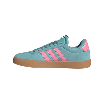 Adidas Womens VL Court 3.0 Shoes - Mint/Pink/Gold