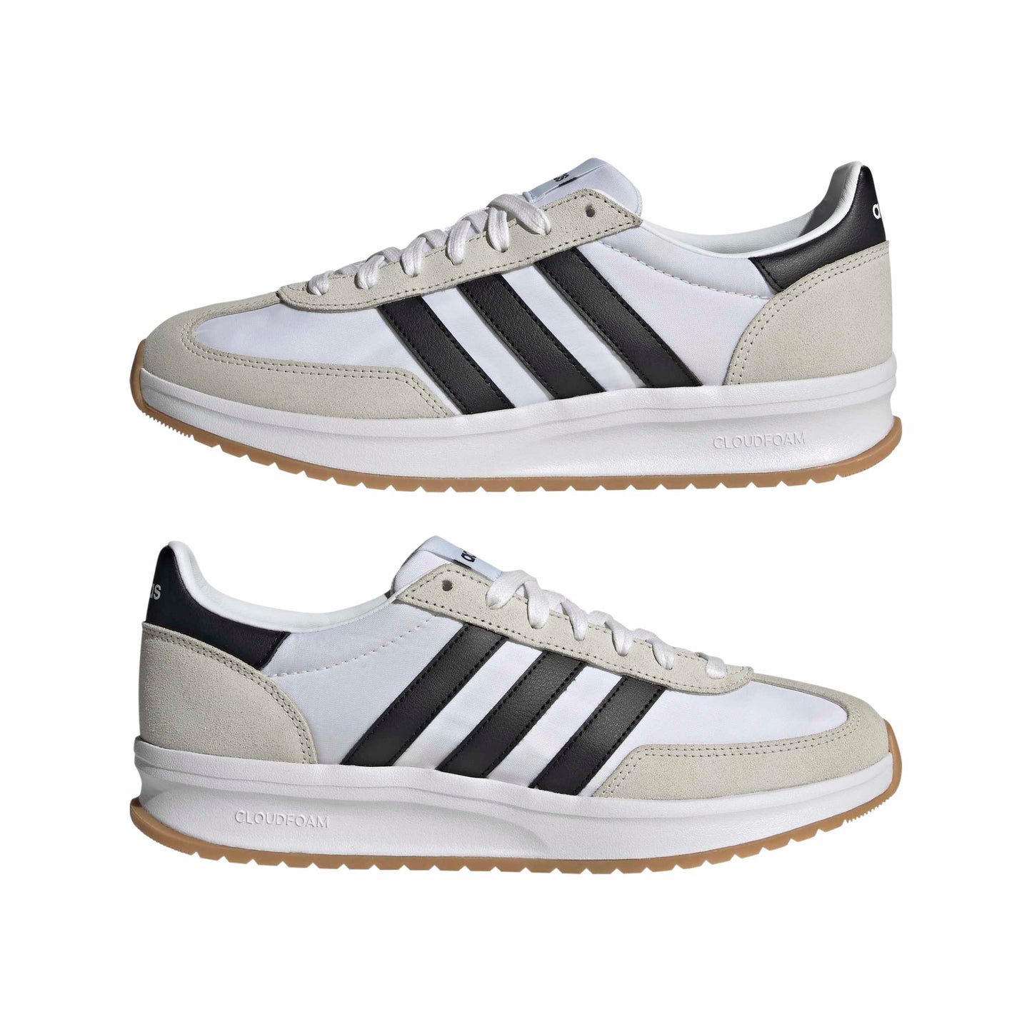 Adidas Mens Run 70s 2.0 Lifestyle - White/Black/Grey One