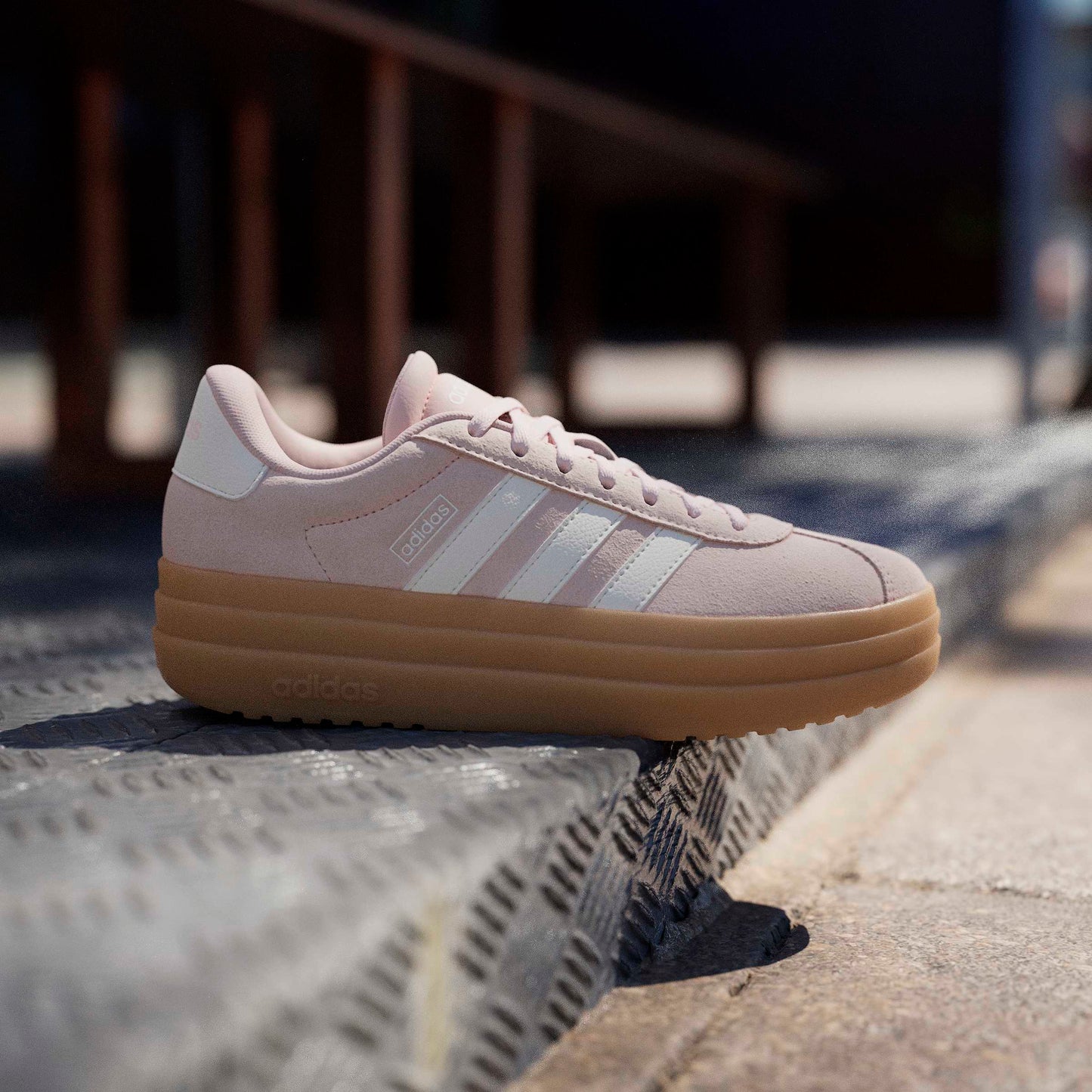 Adidas Womens VL Court Bold Shoes - Blush Pink/White