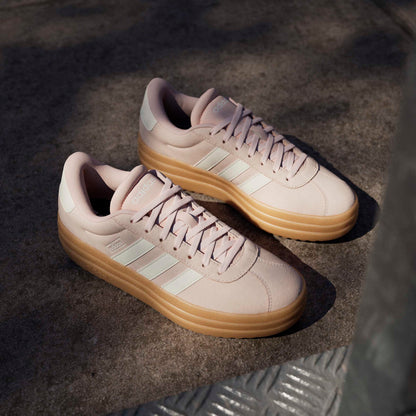 Adidas Womens VL Court Bold Shoes - Blush Pink/White