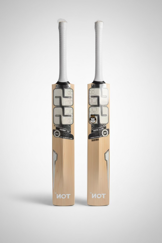 SS TON Finn Allen Player Replica English Willow Cricket Bat - Front and Back View