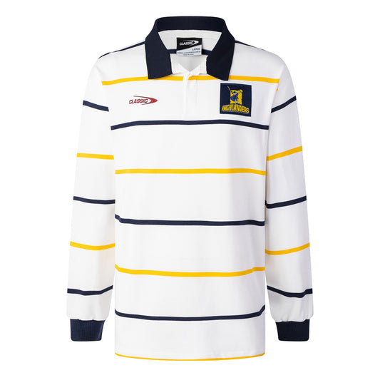 Classic Mens Highlanders Rugby Long Sleeve Knit Jersey 2026