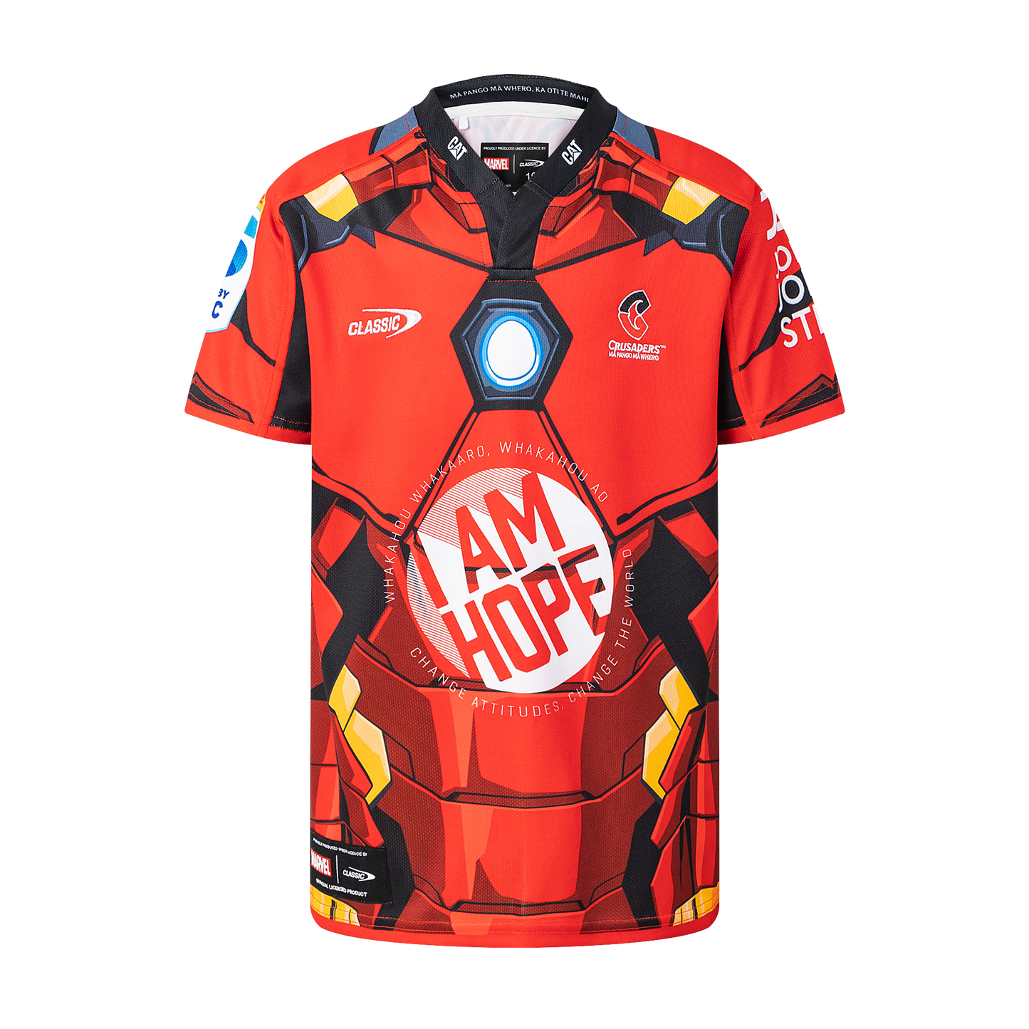 Classic Crusaders Youth Marvel Iron Man Jersey
