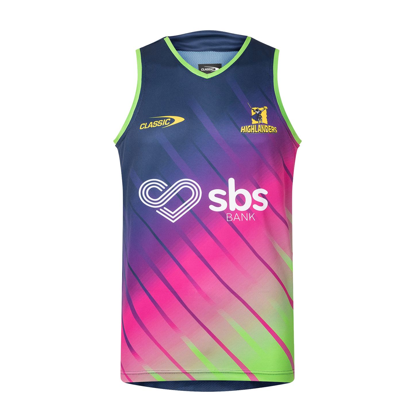 Classics Highlanders Super Rugby Mens Pro Training Singlet 2025