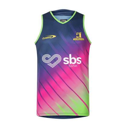 Classics Highlanders Super Rugby Mens Pro Training Singlet 2025