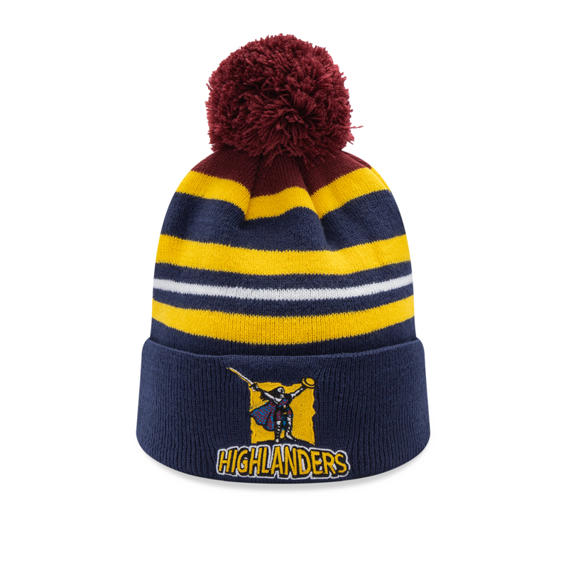 Classic Super Rugby Highlanders Pom Pom Beanie