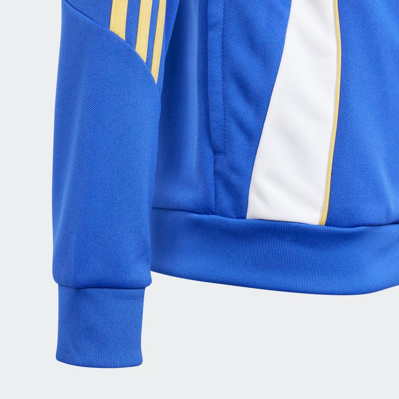 Adidas Kids Full Zip Lionel Messi Jacket - Blue/White