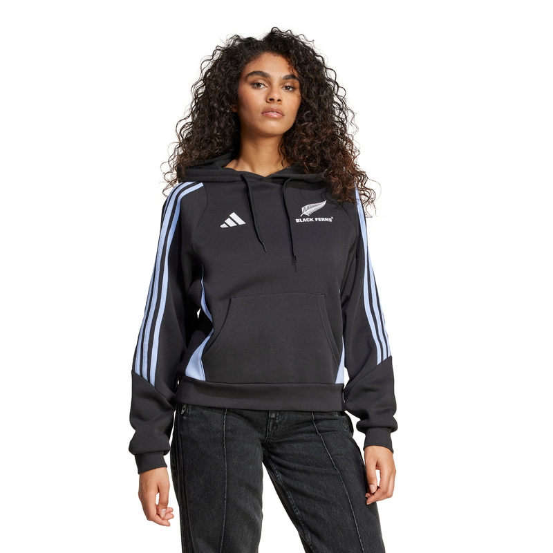 Adidas Black Ferns Rugby Hooded Sweatshirt