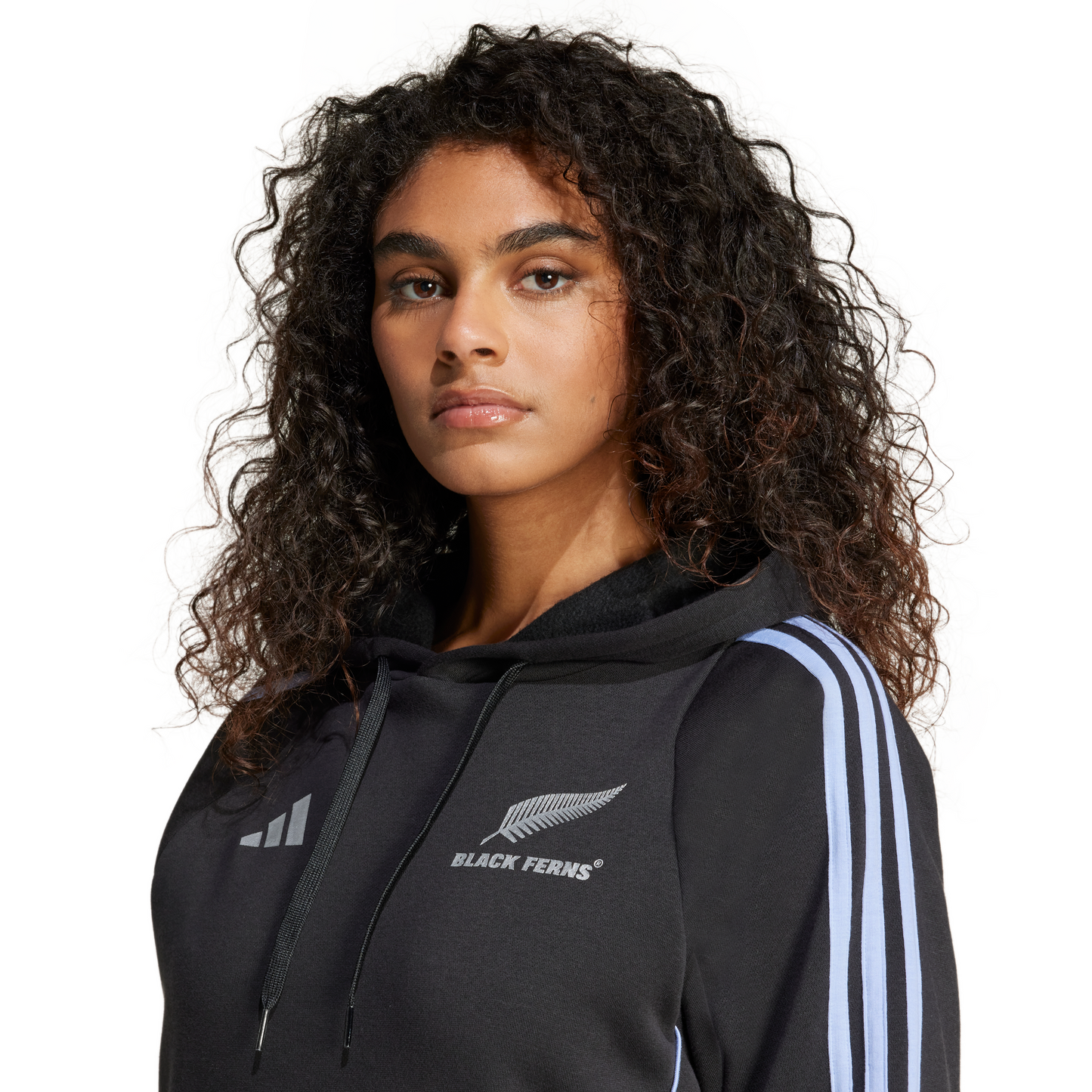 Adidas Black Ferns Rugby Hooded Sweatshirt