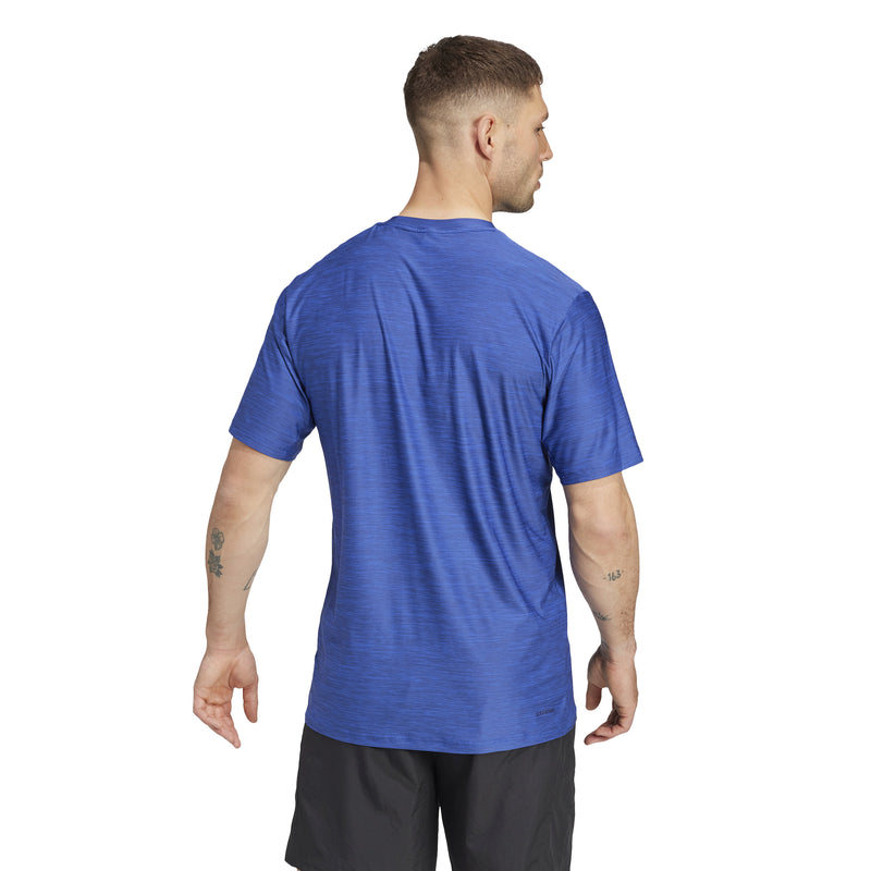 Adidas Mens Essentials Stretch Training T-Shirt - Blue