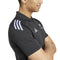 Adidas All Blacks Mens Short Sleeve Polo - Black/Blue Spark