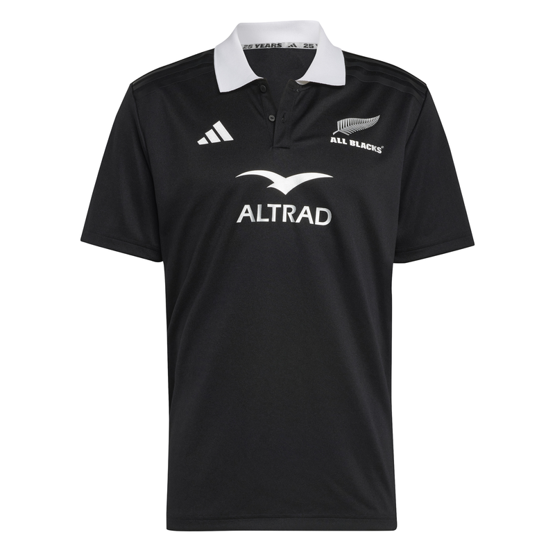 Adidas Mens All Blacks Rugby AEROREADY Short Sleeve Jersey