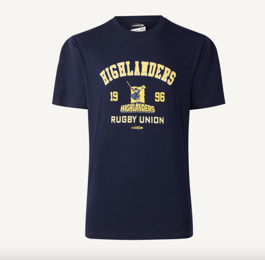 Classic Highlanders 2026 Super Rugby Men's Cotton Tee