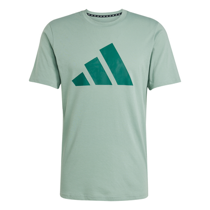 Adidas Mens Train Essentials Feelready Logo Training T-Shirt - Green