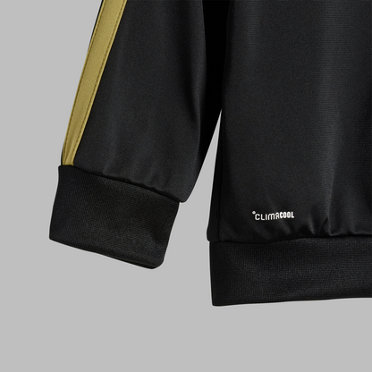 Adidas Kids Essentials CLIMACOOL Track Suit - Black/Gold Metallic