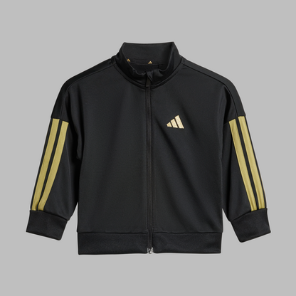 Adidas Kids Essentials CLIMACOOL Track Suit - Black/Gold Metallic