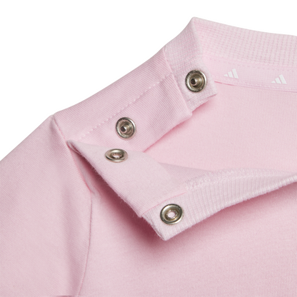 Adidas Infants Essentials Tee and Shorts Set - Pink/White