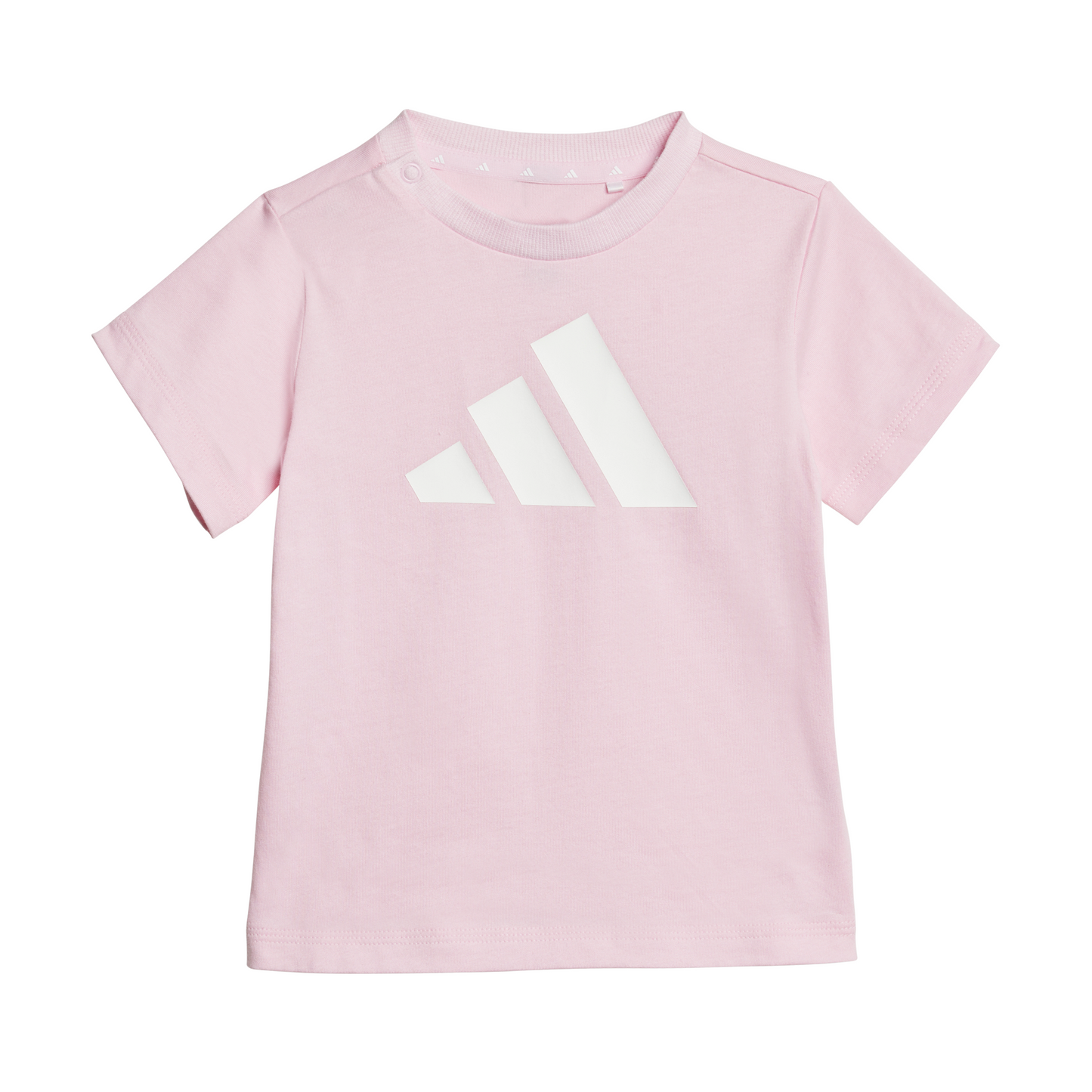 Adidas Infants Essentials Tee and Shorts Set - Pink/White