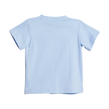 Adidas Little Kids Essentials Tee Set - Blue/White