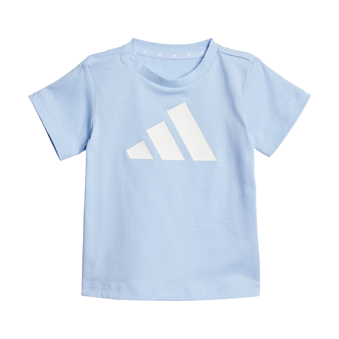 Adidas Little Kids Essentials Tee Set - Blue/White