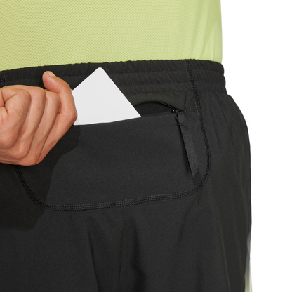 Adidas Mens Own the Run CLIMACOOL Colorblock Shorts - Black