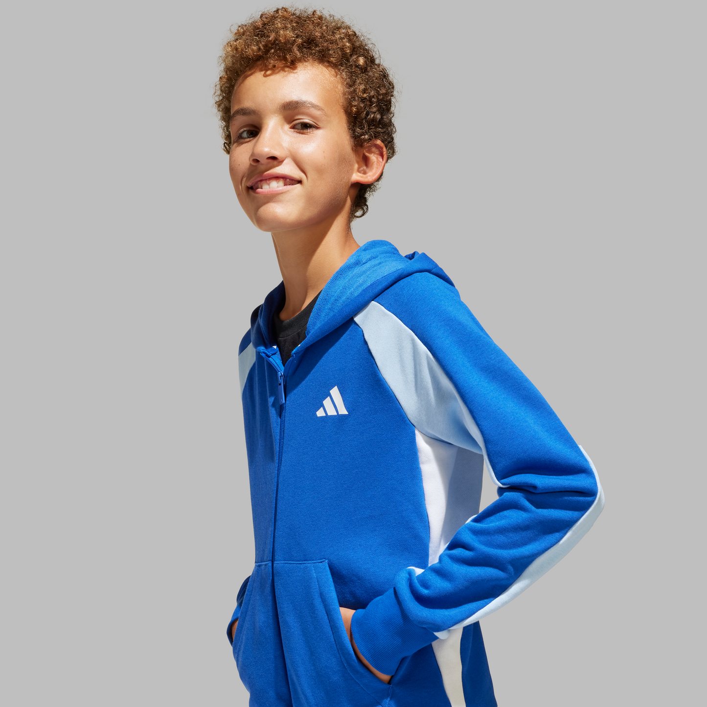 Adidas Kids Seasonal Essentials Colorblock Track Suit - Team Royal Blue