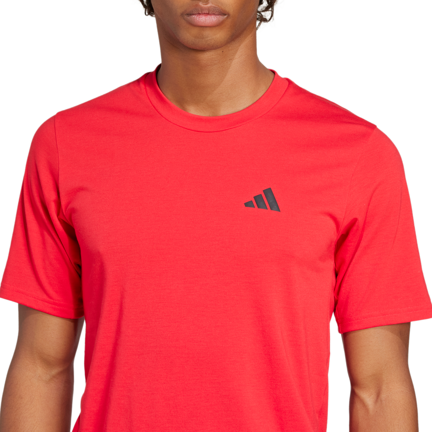 Adidas Mens Train Essentials Feelready Training T-Shirt - Pure Ruby