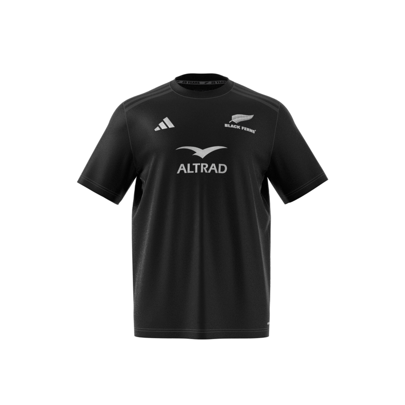 Adidas Mens Black Ferns Home Supporters Tee