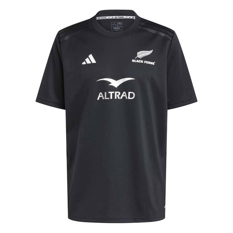 Adidas Mens Black Ferns Home Supporters Tee