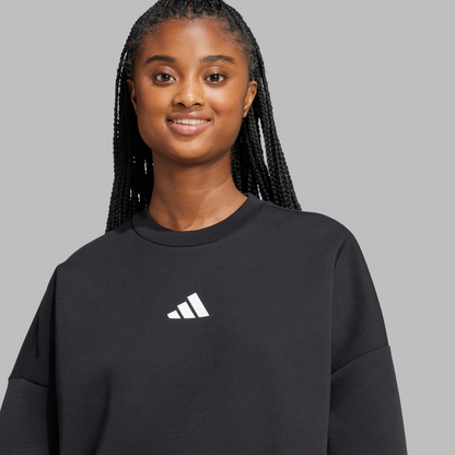 Adidas Womens Future Icons 3-Stripes Sweatshirt - Black