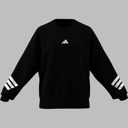 Adidas Womens Future Icons 3-Stripes Sweatshirt - Black