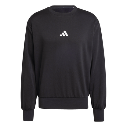 Adidas Mens Essentials Feelcozy Fleece Hoodie - Black/White