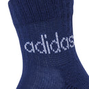 Adidas Kids Linear Ankle Socks 3 Pair Pack - Dark Blue/Royal Blue/Glow Blue