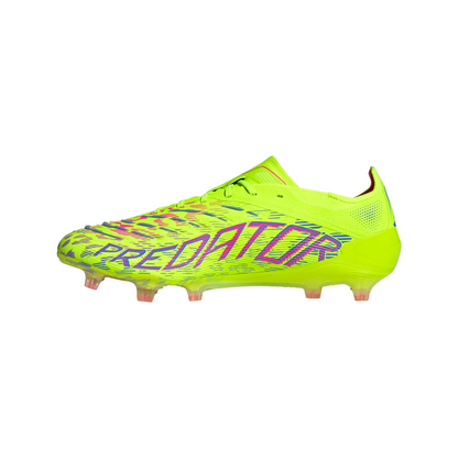 Adidas Predator Elite FG Boots - Lucid Lemon/Lucid Pink/Blue Fusion