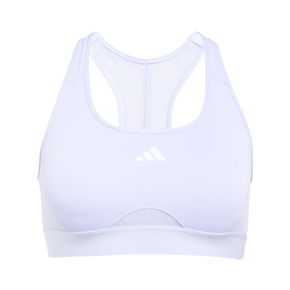 Adidas Womens Powerreact Bra for Training - Violet Tone